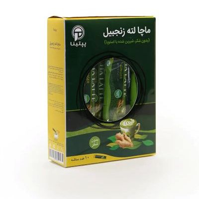 ماچا لاته زنجبیل