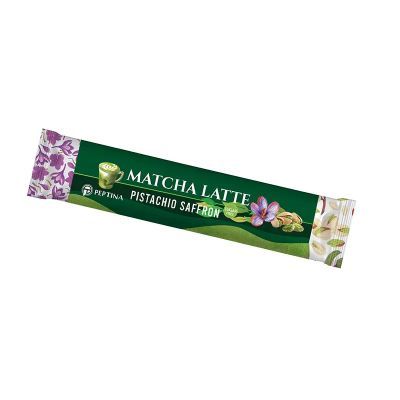 ماچا لاته پسته زعفران